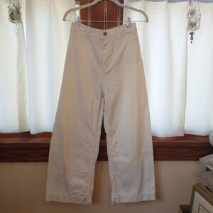 Free People White Wide-Leg Pants size 26 (size 2)